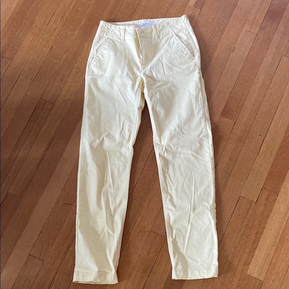 Women’s pale yellow Pants